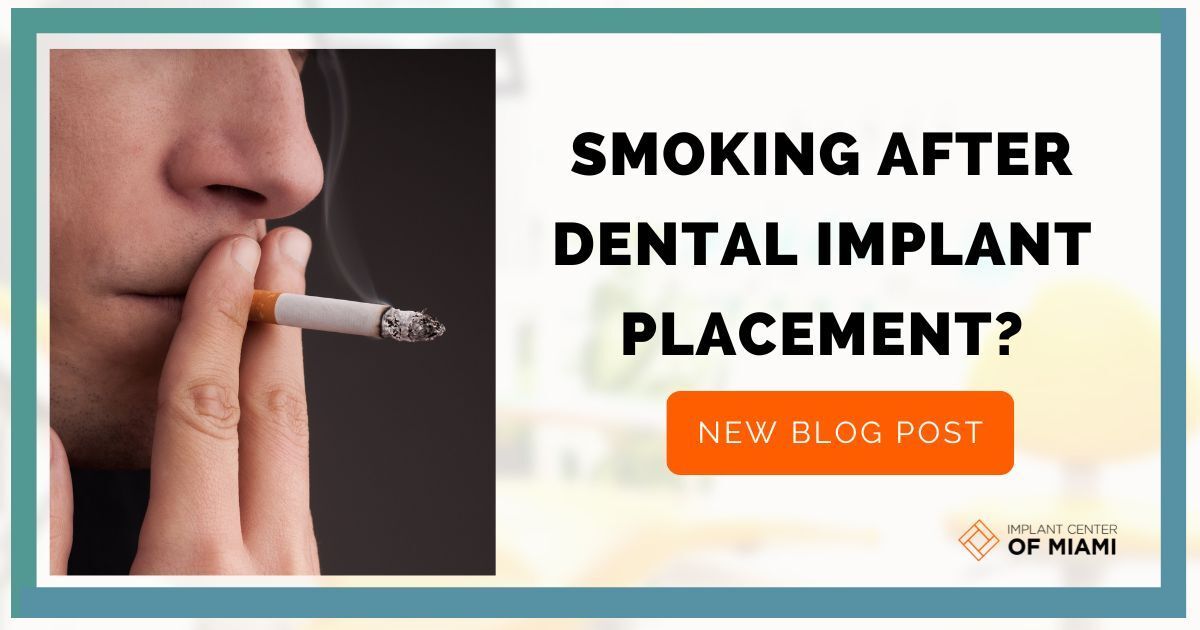 Can you Smoke after the Dental Implant Procedure